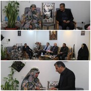 دیدار شهردار منطقه ۱۲ با خانواده شهید محمود بزازان