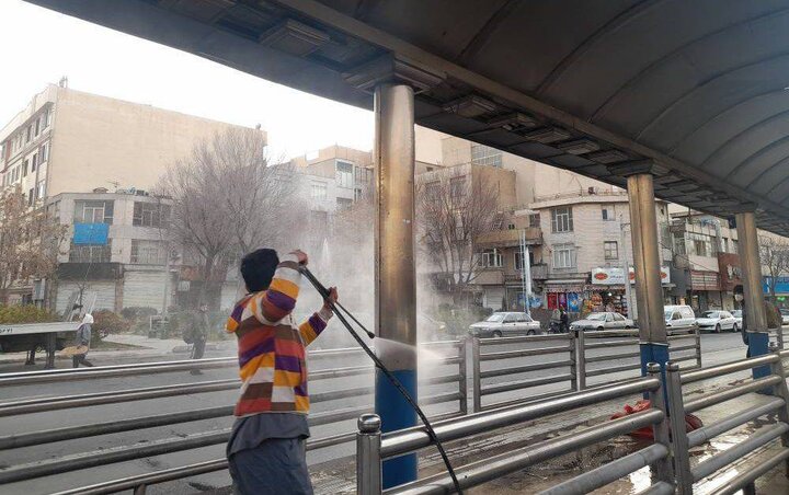 پاکسازی و نظافت نواحی ۴گانه منطقه ۱۳
