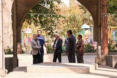 مراحل پایانی احداث ۲ مقبره الشهدا در منطقه ۱۵