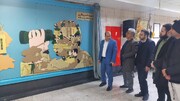 رونمایی از سازه هنری شهید باقری در مترو