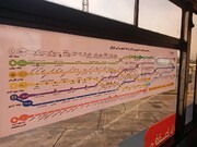 نصب نقشه‌ راهنمای خطوط اتوبوسرانی در تمامی اتوبوس‌های تندرو