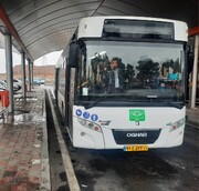 آمادگی کامل ناوگان اتوبوسرانی در هنگام بارش برف و باران