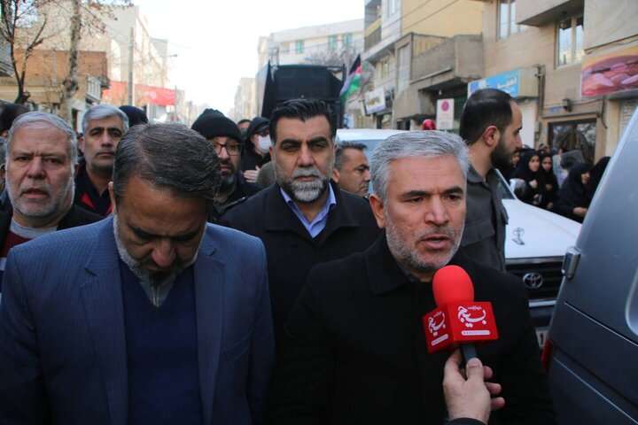 تشییع باشکوه شهید مدافع حرم «سعید علی‌دادی» با حضور مردم منطقه ۱۵
