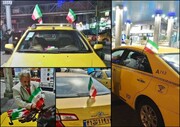 نصب ۲۰ هزار پرچم ایران روی تاکسی‌های پایتخت