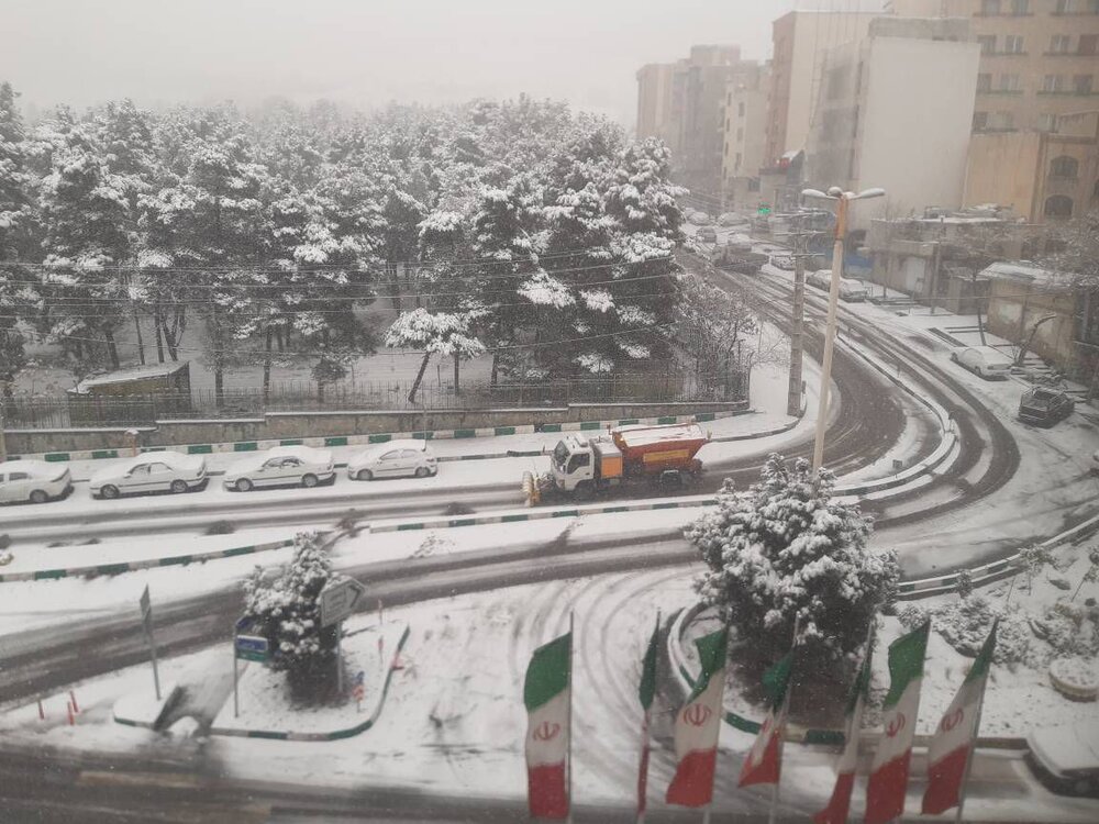 آخرین وضعیت مناطق برف‌گیر پایتخت