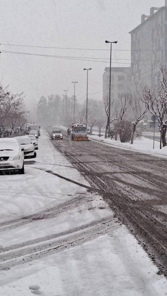 آخرین وضعیت مناطق برفگیر پایتخت