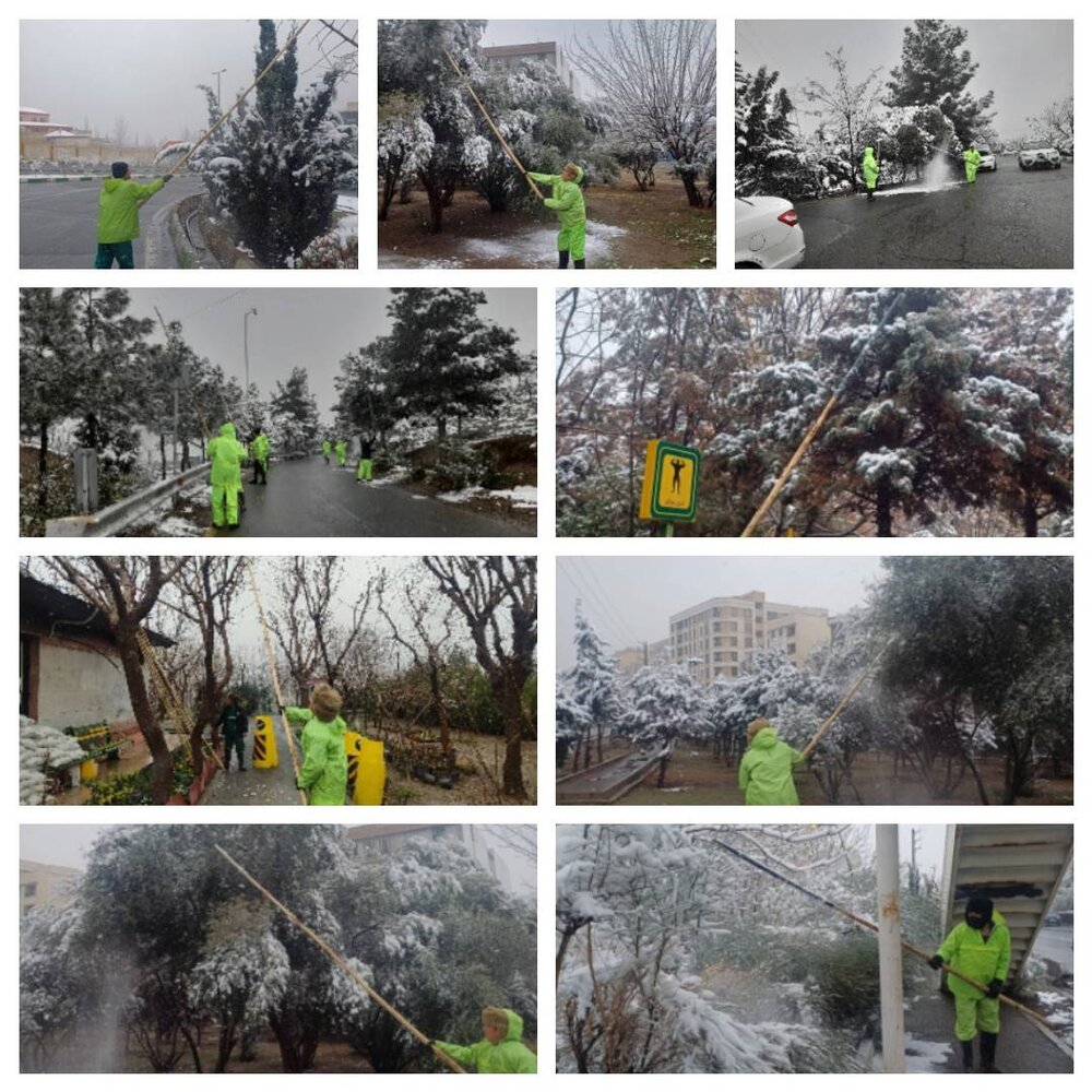 آخرین وضعیت مناطق برفگیر پایتخت