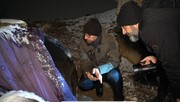 تلاش گشت‌های حامی شهر برای پیدا کردن آلونک‌های افراد بی‌خانمان در شب‌های سرد