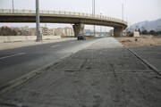 ساماندهی رفیوژ میانی محل اتصال بزرگراه شهید نجفی رستگار به پل امام علی (ع) در منطقه ۱۵