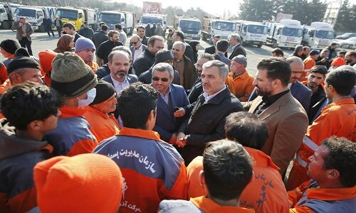 نظارت بر روند آمادگی خدمات شهری منطقه ۵ در آستانه نوروز