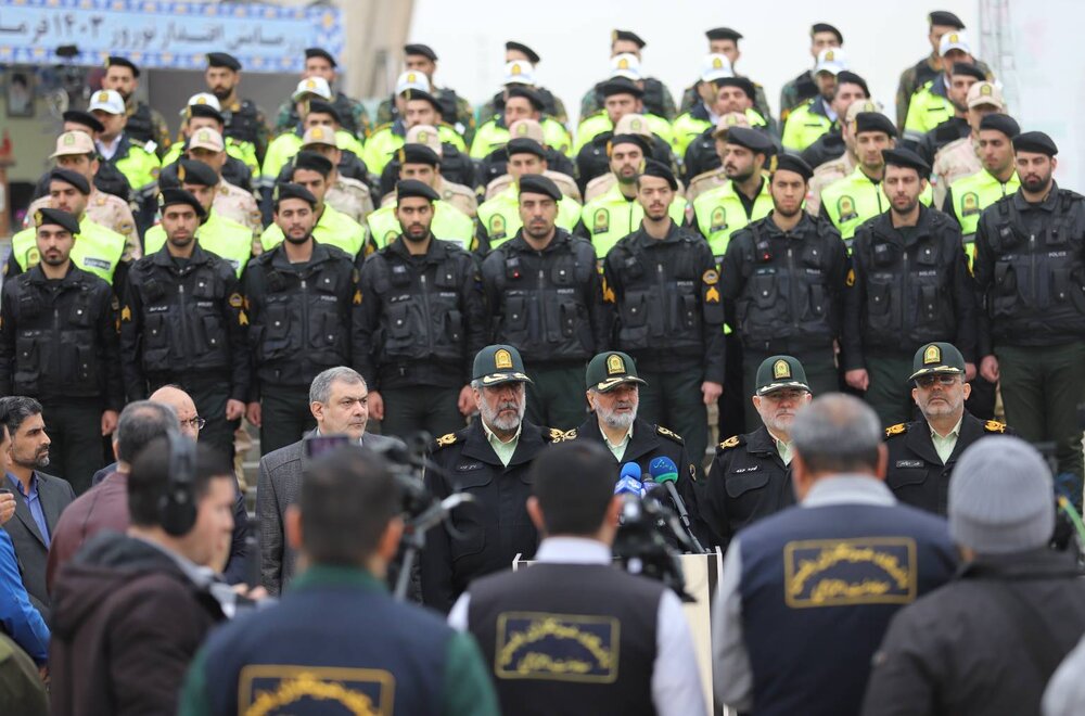 حضور عوامل یگان حفاظت شهرداری تهران در زمایش نوروزی ۱۴۰۳