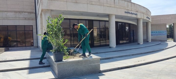 اجرای طرح ویژه نگهداشت شهر در پایانه مترو ایران‌خودرو