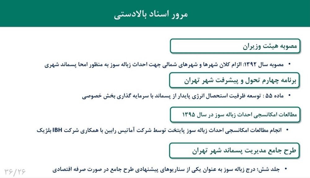 چرا زبالهسوز ۶هزار تنی؟