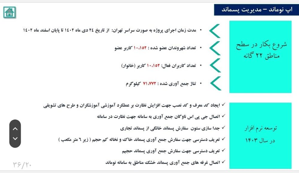 نگاهی گذرا بر عملکرد سازمان مدیریت پسماند شهرداری تهران +