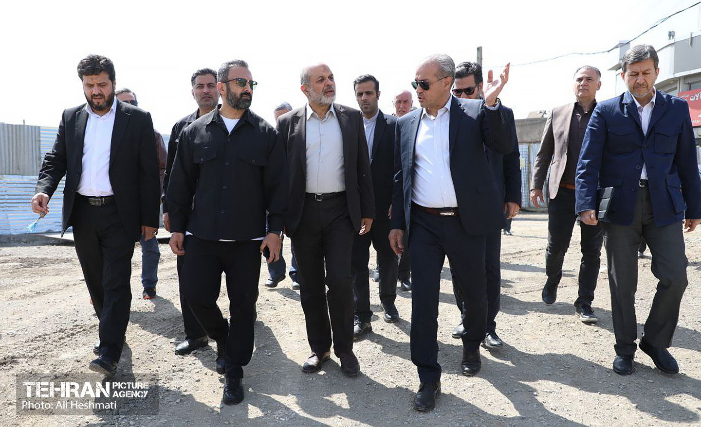 بازدید وزیر کشور از پروژه بزرگراه شهید بروجردی