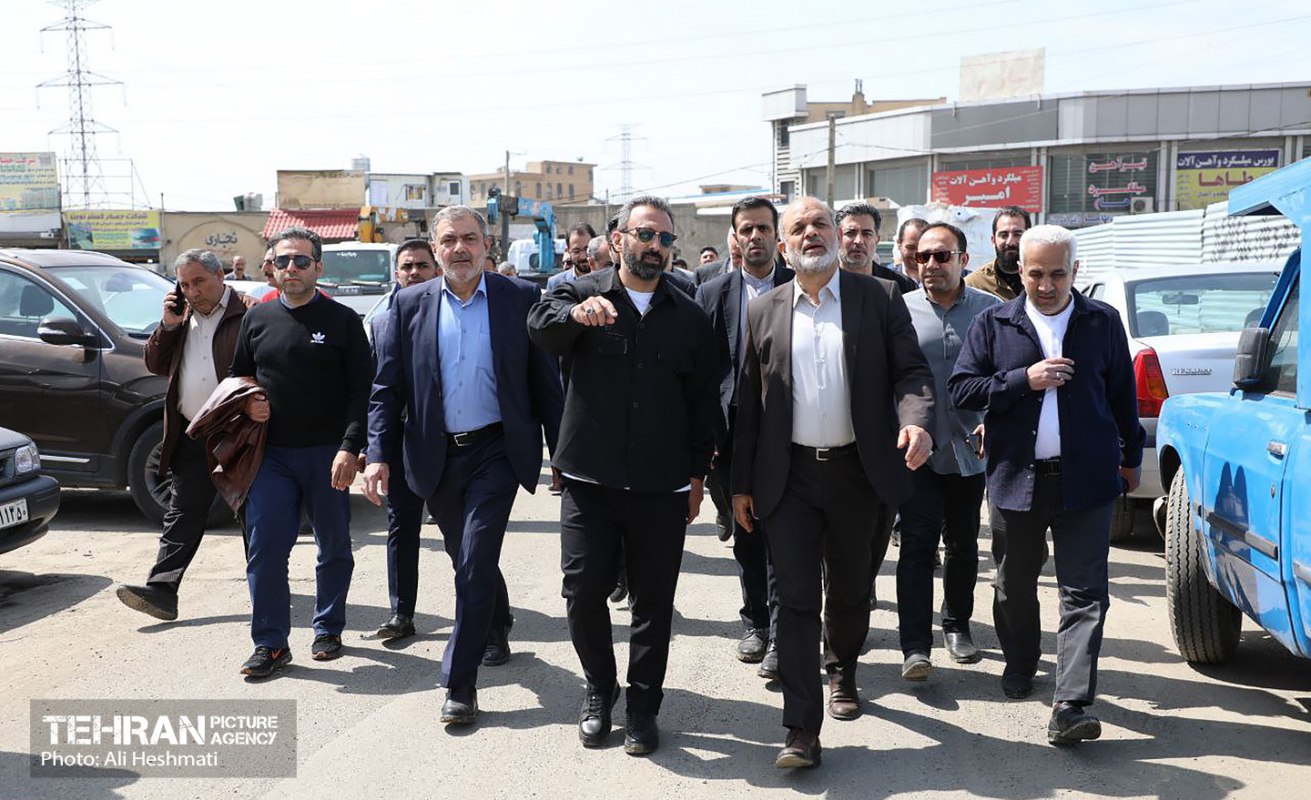 بازدید وزیر کشور از پروژه بزرگراه شهید بروجردی