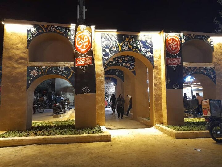 ساخت دالان ایرانی - اسلامی در میدان تجریش