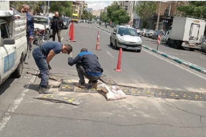 خیابان شهید حبیب‌اله ‌ایمن‌سازی شد
