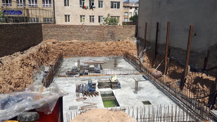 احداث مخزن آب بتنی ۵۰۰ متر مکعبی در بزرگراه شهید نجفی رستگار