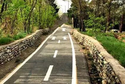 بهسازی و مرمت آسفالت معابر در بوستان جنگلی چیتگر

