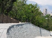 ایمن‌سازی باغ‌راه فدک با احداث دیوار سنگی
