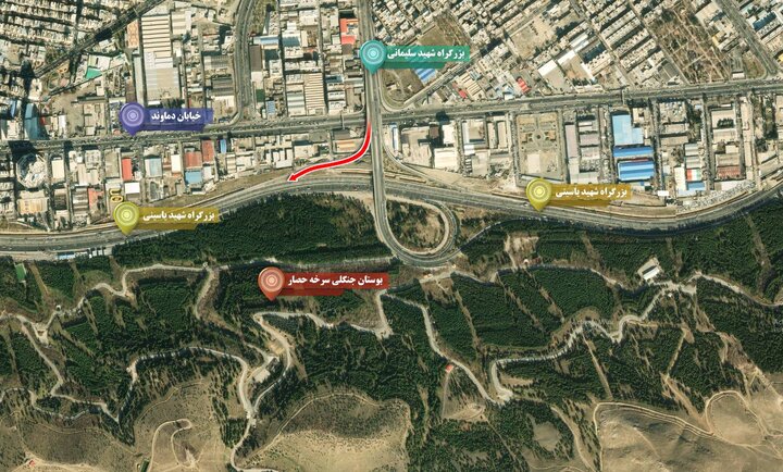 بهره‌برداری از تقاطع بزرگراه شهید سلیمانی به غرب بزرگراه شهید یاسینی تا ۳ماه آینده
