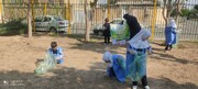 پاکسازی بوستان‌های جنگلی از زباله‌های زیست محیطی در منطقه ۱۹