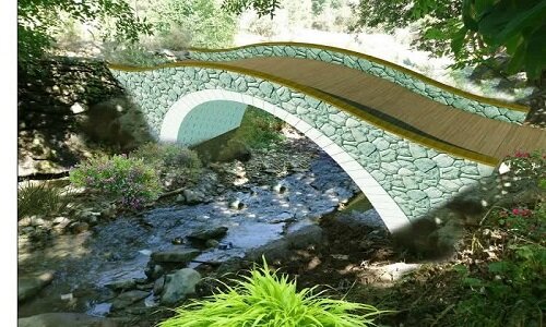 احداث اولین پل تمام سنگی ایران در روددره فرحزاد