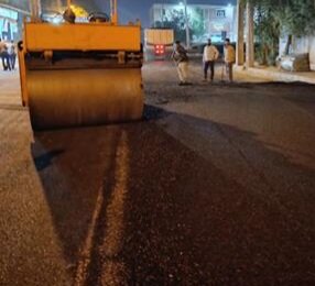 اجرای روکش آسفالت مکانیزه خیابان ۱۷ شهریور در منطقه ۱۲