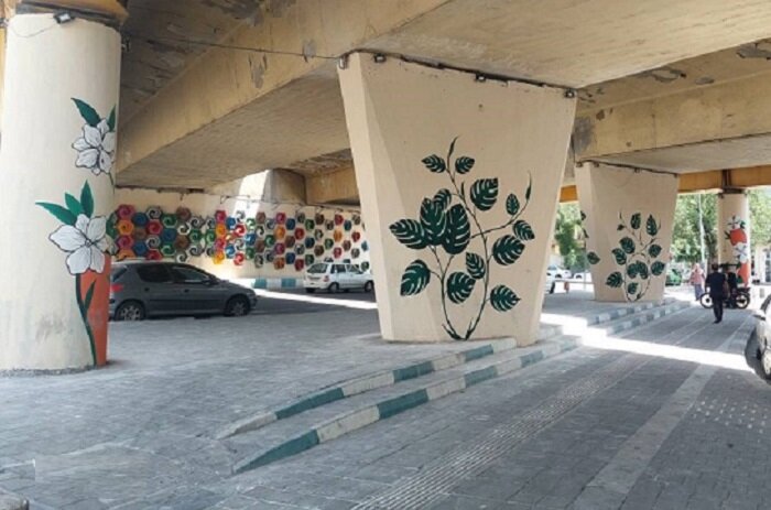 زیباسازی پل ستارخان با اجرای طرح‌های هنری و نورپردازی