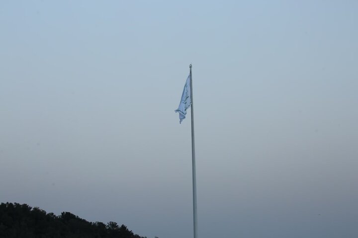 بزرگترین پرچم علوی در پایتخت به اهتزاز درآمد