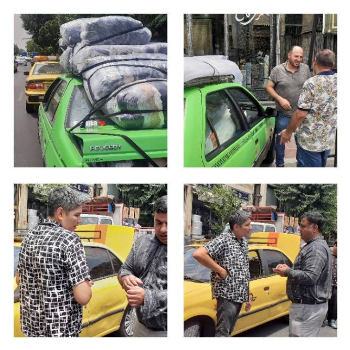 اجرای طرح برخورد انضباطی با رانندگان تاکسی متخلف باربر در محور مصطفی خمینی