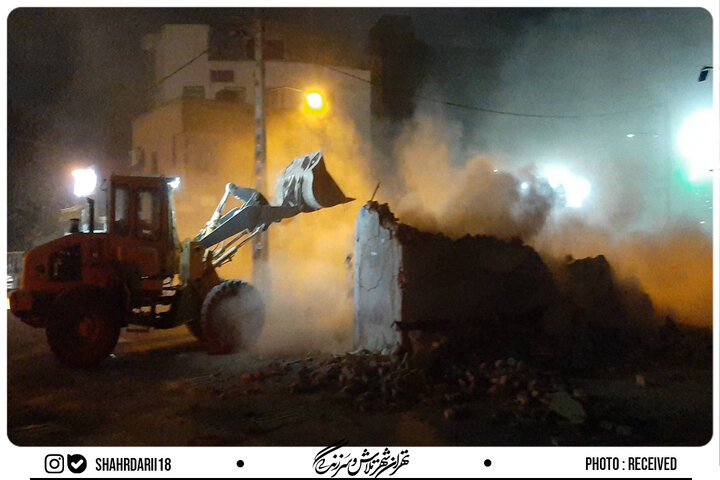 رفع گره کور ترافیکی در مهمترین تقاطع محلات یافت‌آباد منطقه ۱۸ پایتخت
