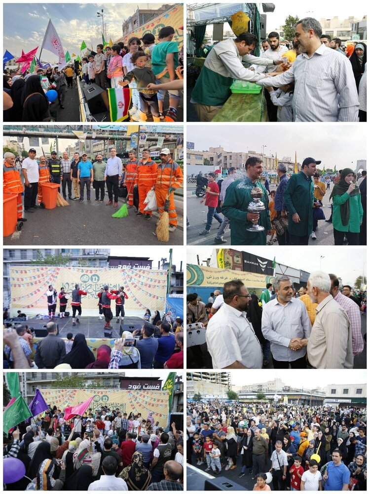 شهرداریهای مناطق مختلف تهران برای برگزاری جشن غدیر چه اقداماتی انجام دادند؟