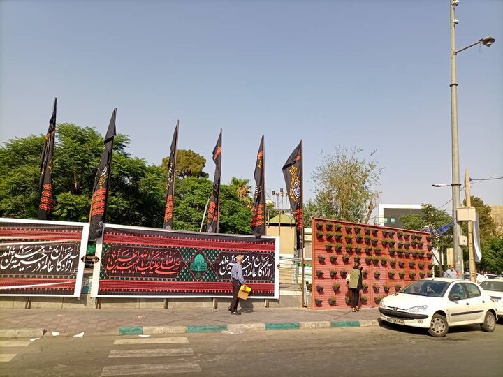 ‍ اجرای فاز اول سیاه پوشی فضای شهری منطقه ۱۶