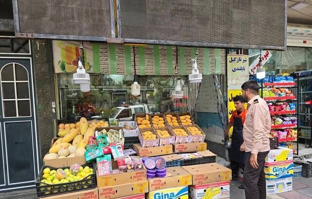 اجرای طرح رفع سد معبر در محورها و محلات منطقه ۱۴