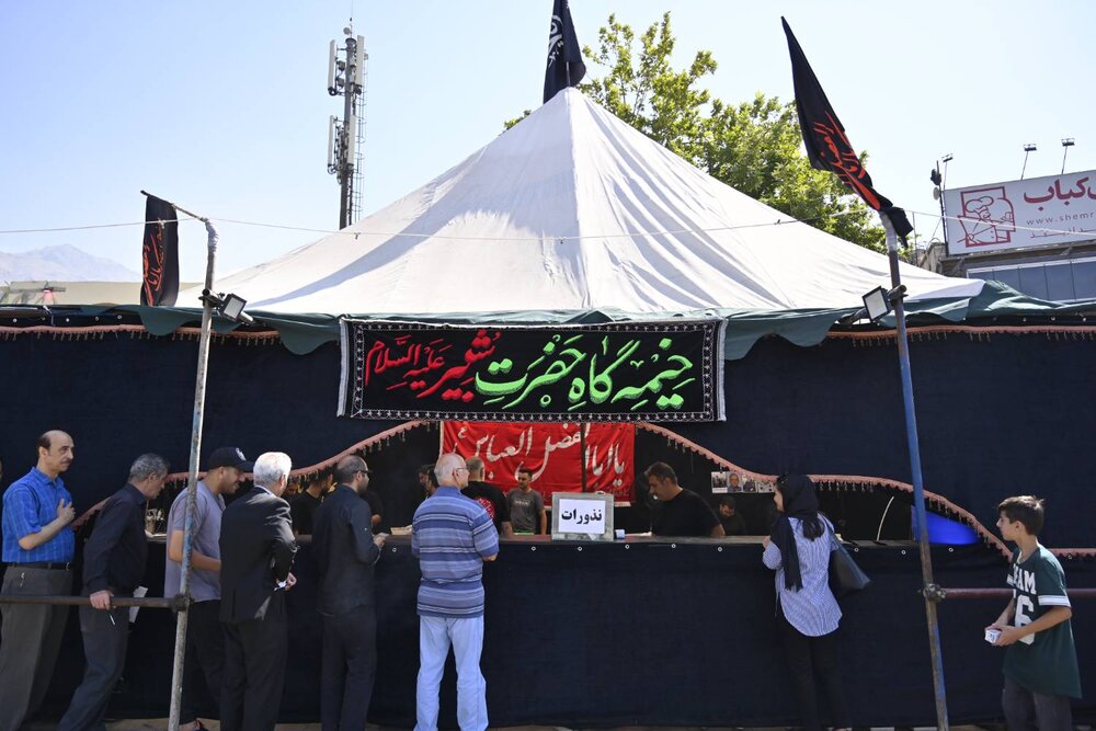سوگوارههای حسینی در محلات شمال تهران اجرا شد