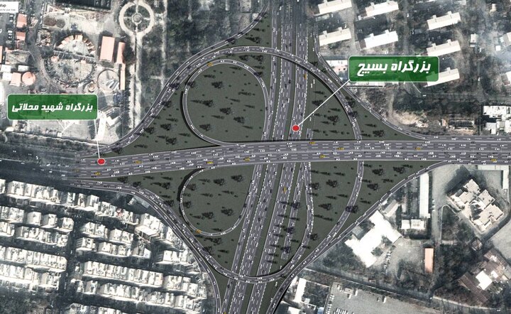 تکمیل دسترسی‌ها در تقاطع مهم بزرگراه‌های بسیج و شهید محلاتی
