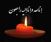 پیام تسلیت معاون امور اجتماعی و فرهنگی شهرداری تهران در پی درگذشت یکی از کارکنان  اداره سلامت در منطقه 18