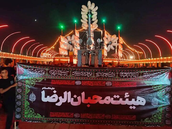 عزاداری هئیت نوجوانان منطقه۸ در سوگواره آیینی محرم شهر