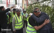خادمان حسینی منطقه ۱۱ بدرقه شدند