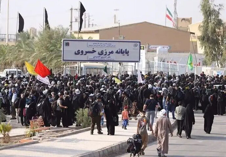 افزایش ۲۰ درصدی تردد زوار اربعین از پایانه مرزی خسروی