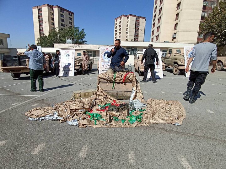 حرکت کاروان‌های خودرویی ایران قوی از مدارس منطقه یک 