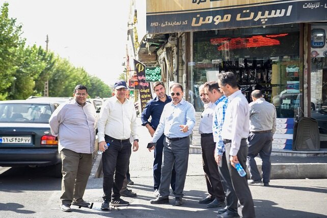 از پیاده‌روسازی ۱۰۵۰۰ متر مربع تا افزایش انضباط شهری در معابر پرتردد منطقه ۱۴