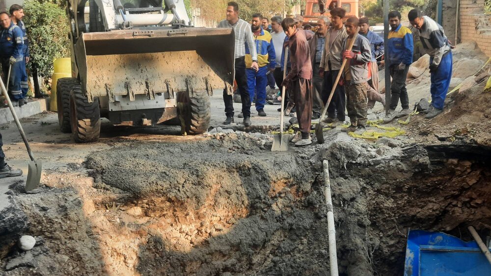 عملکرد سازه نگهبان تعبیه شده دیوار را به صورت کامل حفظ کرد/ پایدارسازی گود بیرونی با بتنریزی