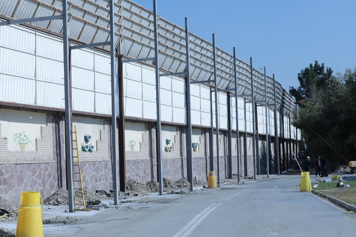 پیشرفت ۸۰ درصدی عملیات ایمن‌سازی دیوار ضلع شمالی بوستان بانوان منطقه ۱۹ 