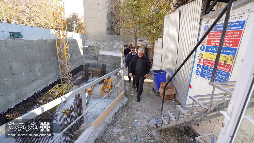 پیشرفت ۲۸ درصدی ساختمان شماره دو معاونت فنی و عمرانی شهرداری تهران