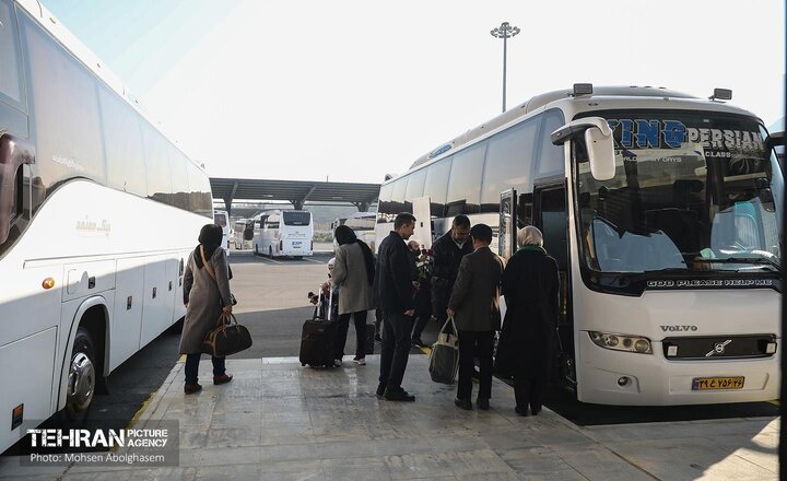 جابجایی بیش از ۴۳۹ هزار نفر از طریق پنج پایانه مسافری شهر تهران