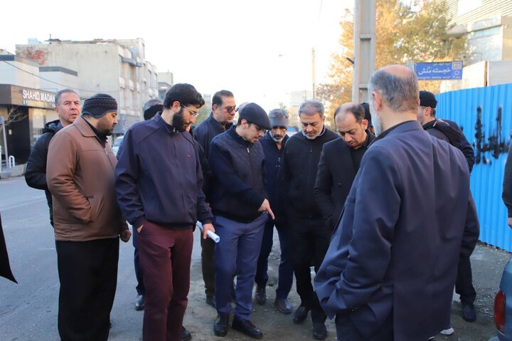 رسیدگی به موضوعات شهری در محله گرگان و دیدار با نمازگزاران مسجد مقداد