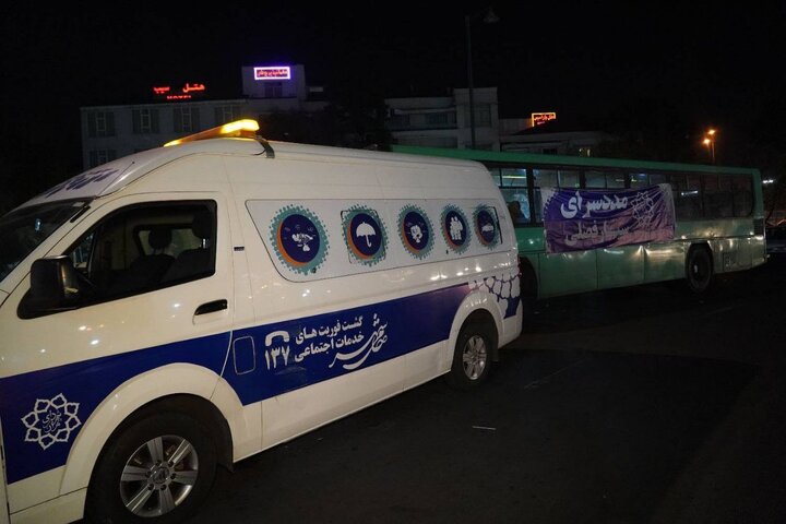 آماده باش کامل گشت‌های حامی شهر و مددسراهای ثابت و سیار فصلی با ۲۰۰۰ ظرفیت